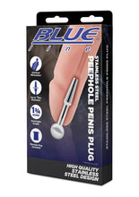 Load image into Gallery viewer, Blue Line Peephole Penis Plug - Stainless - Steel