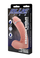 Load image into Gallery viewer, Blue Line Stainless Steel Sperm Stopper - 33mm