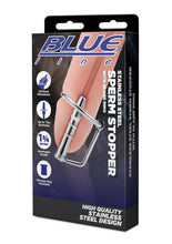 Load image into Gallery viewer, Blue Line Stainless Steel Sperm Stopper with Glans Ring