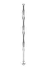 Load image into Gallery viewer, Blue Line Wavy Urethral Sound 6in - Stainless - Steel
