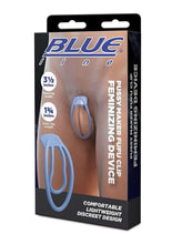 Load image into Gallery viewer, Blueline Pussy Maker Fufu Clip Feminizing Device - Blue