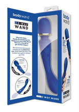 Load image into Gallery viewer, Bodywand Luxe 2-Way Wand Massager - Blue - Large