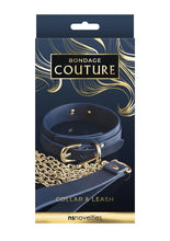 Load image into Gallery viewer, Bondage Couture Collar and Leash - Blue