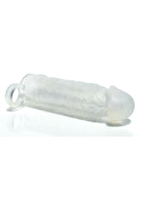 Load image into Gallery viewer, Boneyard Meaty 3x Stretch Silicone Penis Extender - Clear - 6.5in