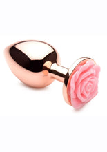 Load image into Gallery viewer, Booty Sparks Aluminum Anal Plug - Pink/Rose Gold - Large
