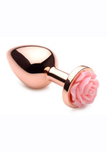 Load image into Gallery viewer, Booty Sparks Aluminum Anal Plug - Pink/Rose Gold - Medium
