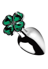Load image into Gallery viewer, Booty Sparks Lucky Clover Gem Small Anal Plug - Green - Small