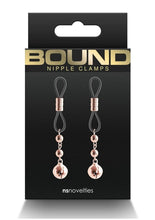 Load image into Gallery viewer, Bound Nipple Clamps D1 - Metal/Rose Gold