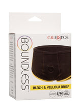 Load image into Gallery viewer, Boundless Black and Yellow Brief - Black/Yellow - Medium/Small