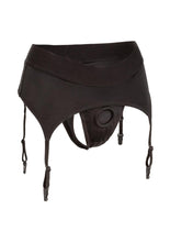 Load image into Gallery viewer, Boundless Thong with Garter Harness - Black - Large/XLarge