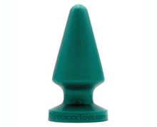 Load image into Gallery viewer, ErotixxxToys "Candy Cane Butt Plug" Large (Metallic Green)