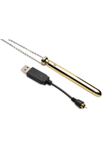 Load image into Gallery viewer, Charmed Rechargeable Stainless Steel 7x Vibrating Necklace