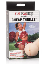 Load image into Gallery viewer, Cheap Thrills The Cheerleader Anal Stroker - Vanilla/White