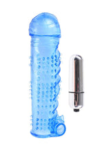 Load image into Gallery viewer, Classix Textured Sleeve and Bullet Vibrator - Blue