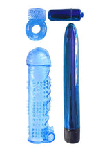 Load image into Gallery viewer, Classix Ultimate Pleasure Couple's - Blue - 4 Piece Kit