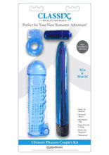 Load image into Gallery viewer, Classix Ultimate Pleasure Couple's - Blue - 4 Piece Kit