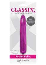 Load image into Gallery viewer, Classix Vibrating Rocket Bullet - Pink
