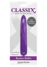Load image into Gallery viewer, Classix Vibrating Rocket Bullet - Purple