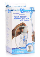 Load image into Gallery viewer, Cleanstream Pump Action Enema Bottle with Nozzle - Clear