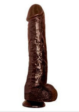 Load image into Gallery viewer, Cockzilla 17in Dildo - Black