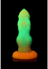 Load image into Gallery viewer, Creature Cocks Alien Invader Gitd Dildo