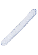 Load image into Gallery viewer, Crystal Jellies Jr. Double Dildo - Clear - 12in