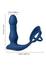 Load image into Gallery viewer, Cyrus App Control Thrusting Rechargeable Prostate Massager with Cock Ring