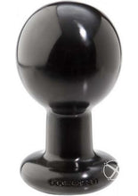 Load image into Gallery viewer, Doc Johnson Round Butt Plug - Black - Large