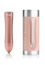 Load image into Gallery viewer, Doxy Bullet Rechargeable Aluminum Vibrator - Gold/Pink