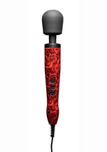 Load image into Gallery viewer, Doxy Original Wand Plug-In Body Massager - Black/Red/Rose Pattern