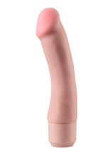 Load image into Gallery viewer, Dr. Skin Silicone Dr. Steve Vibrating Dildo - Vanilla - 7in