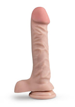 Load image into Gallery viewer, Dr. Skin Plus Posable Dildo with Balls - Vanilla - 9in
