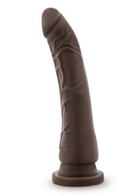 Load image into Gallery viewer, Dr. Skin Plus Posable Dildo with Suction Cup - Chocolate - 9in