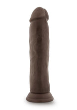 Load image into Gallery viewer, Dr. Skin Plus Thick Posable Dildo with Suction Cup - Chocolate - 9in