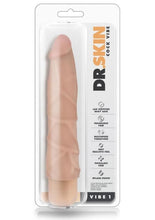 Load image into Gallery viewer, Dr. Skin Cock Vibe 1 Vibrating Dildo - Vanilla - 9in