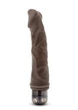 Load image into Gallery viewer, Dr. Skin Cock Vibe 6 Vibrating Dildo - Chocolate - 8.75in
