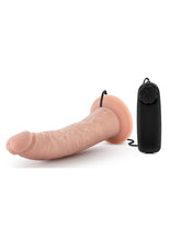 Load image into Gallery viewer, Dr. Skin Dr. Dave Vibrating Dildo with Suction Cup - Vanilla - 7in