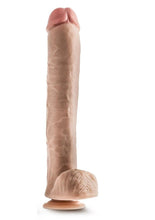 Load image into Gallery viewer, Dr. Skin Dr. Michael Dildo with Balls and Suction Cup - Vanilla - 14in