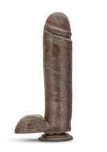 Load image into Gallery viewer, Dr. Skin Mr. Mister Dildo with Balls and Suction - Chocolate - 10.5in