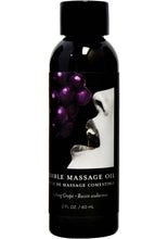 Load image into Gallery viewer, Earthly Body Hemp Seed Edible Massage Oil Gushing Grape - 2oz