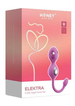 Load image into Gallery viewer, Elektra App Control E-Stim Kegel Training - Pink/Silver - 5 Piece/Set