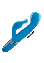 Load image into Gallery viewer, Enchanted Beaded Power G Rechargeable Silicone G-Spot Dual Vibrator - Blue