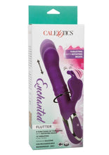 Load image into Gallery viewer, Enchanted Flutter Rechargeable Silicone Dual Action Vibrator - Purple