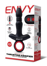 Load image into Gallery viewer, Envy Vibrating Silicone Rechargeable Thrusting Assifier - Black