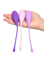 Load image into Gallery viewer, Fantasy For Her Silicone Kegel Train Her - Purple - Set