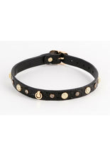 Load image into Gallery viewer, Fetish and Fashion Alina Collar - Black/Gold
