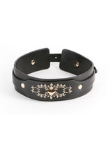 Load image into Gallery viewer, Fetish and Fashion Katrina Collar - Black/Gold