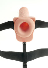 Load image into Gallery viewer, Fetish Fantasy Series Hollow Rechargeable Strap-On Dildo with Balls and Harness