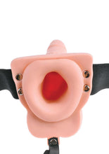 Load image into Gallery viewer, Fetish Fantasy Series Hollow Rechargeable Strap-On Dildo with Balls and Harness with Remote Control