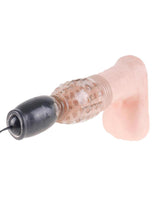 Load image into Gallery viewer, Fetish Fantasy Series Vibrating Head Teazer Sleeve with Bullet and Remote Control - Smoke